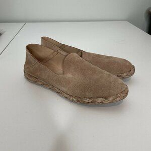 Pedro Garcia Nude Pink Suede Espadrilles Size 37.5